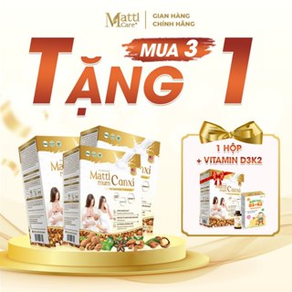 [Mua 3 Tặng 1 ]  Sữa bầu Matti Mum Canxi  thuần chay từ đạm thực vật
