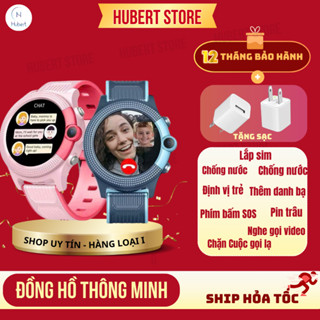 Đồng Hồ Trẻ Em HD36 Pro Lắp Sim 4G Định Vị Nghe Gọi Video Call Chống Nước Cho Bé Trai Bé Gái