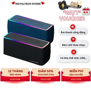Loa bluetooth W3 mới nhất 2 loa đèn leb công suất lớn không dây  âm thanh siêu hay bass khỏe Bảo hành 1 đổi 1