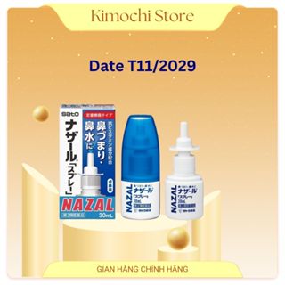 Xịt mũi Nazal Sato 30ml nội địa Nhật Bản kimochistore [Date T3/2030]