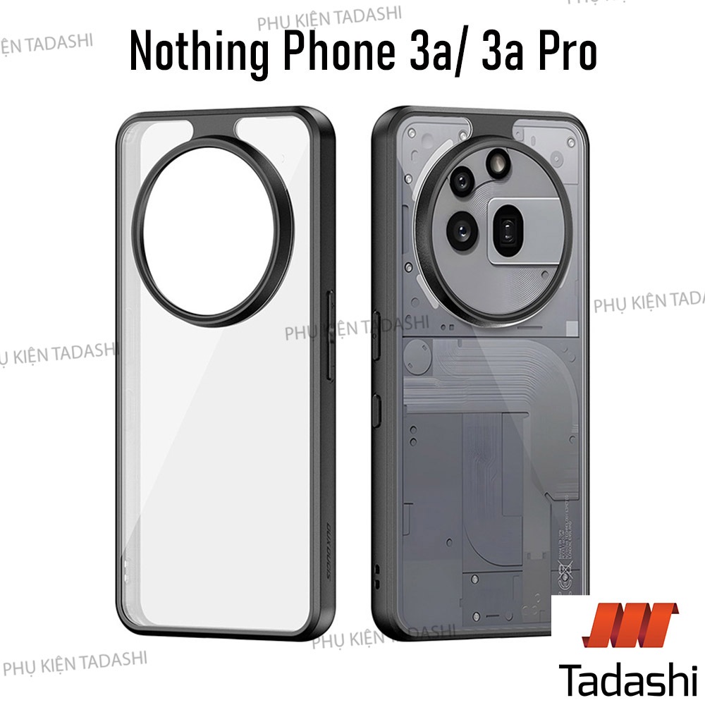 Ốp Lưng CỨNG Nothing Phone 3a Pro/ 3a, Nothing Phone 2, Nothing Phone 3 Trong Suốt Chống Ố, Ôm Khít 