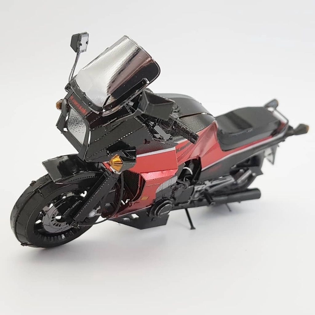 Đồ Chơi Lắp Ráp Mô Hình 3D Bằng Kim Loại Metal Head Xe Mô Tô Kawasaki (116 mảnh, GPz900R)