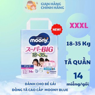 Tã Dán/Quần Moony Natural siêu cao cấp NB62+4/ S58+2/ M46/ L36/ XL32/ XXXL14 (hàng nhập khẩu chính hãng)