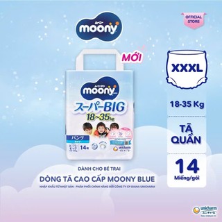 Tã Dán/Quần Moony Natural siêu cao cấp NB62+4/ S58+2/ M46/ L36/ XL32/ XXXL14 (hàng nhập khẩu chính hãng)