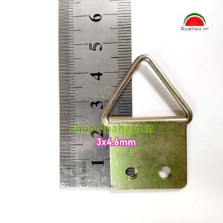 [100 cái] Móc treo 2 lỗ loại 1- Size Lớn - Vàng 7 màu