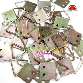 [100 cái] Móc treo 2 lỗ loại 1- Size Lớn - Vàng 7 màu