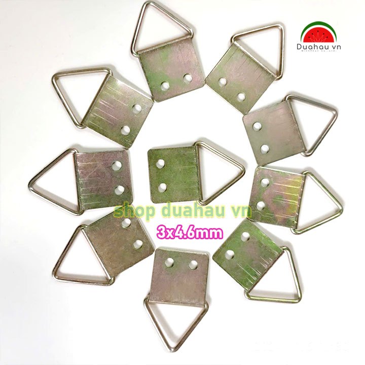 [100 cái] Móc treo 2 lỗ loại 1- Size Lớn - Vàng 7 màu