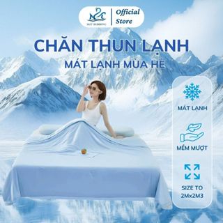 Chăn thun lạnh mùa hè M2T BEDDING - Chăn hè mát lạnh, thoáng khí cân bằng nhiệt độ kích thước 2mx2m3