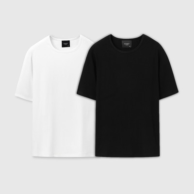 Áo thun nam ROWAY cotton tăm | Phông cổ trễ