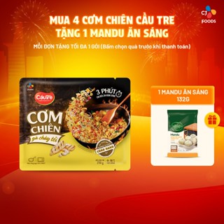 [Mua 4 tặng 1 Mandu ăn sáng] Cơm chiên Cầu Tre mới Vị dưa bò, gà cháy tỏi, hải sản, kim chi xúc xích (túi 210g)