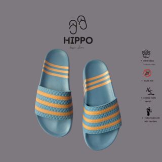 HippoBasic Dép nam adidas Mẫu mới nhất Hot 2025, Dép adidas đế cao su non cao cấp không hôi chân