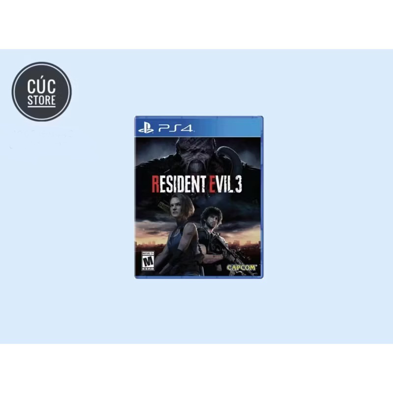 Đĩa chơi game PS4: Resident Evil 3 Remake