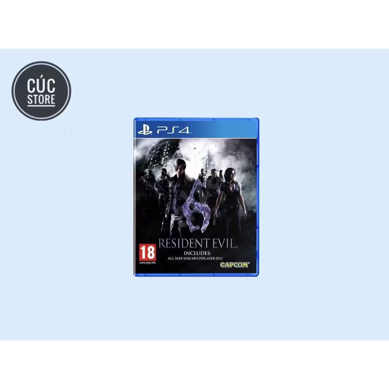 Đĩa chơi game PS4: Resident Evil 6
