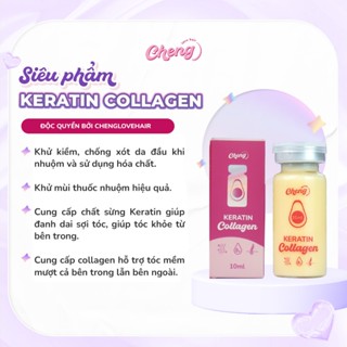 KERATIN COLLAGEN CHENGLOVEHAIR - Hỗ trợ phục hồi tóc nát hư tổn giảm xót khi nhuộm tóc 