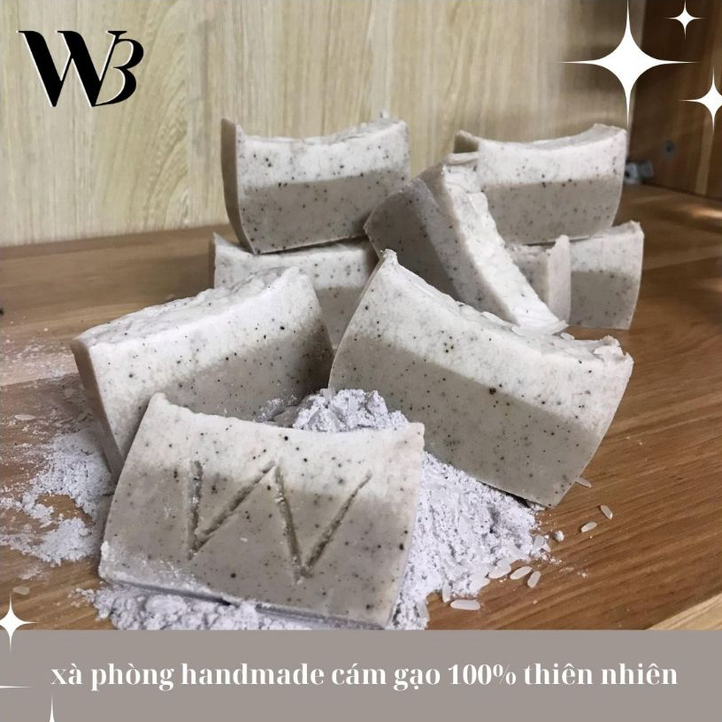 Xà phòng handmade cám gạo Wonderful Bubbles (100g)