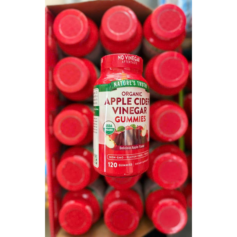 Kẹo dẻo giấm táo Apple Cinder Vinegar của Mỹ-120viên