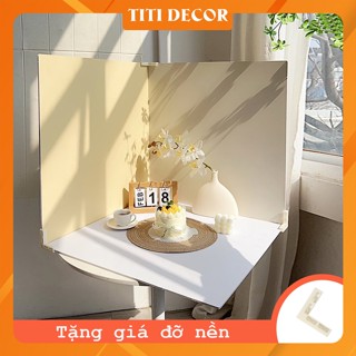 Phông Nền Chụp Ảnh Sản phẩm Combo mới 2025, Tấm PVC Background 2 mặt 60x60cm, Phụ kiện chụp ảnh sản phẩm