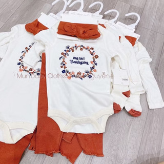 MS108 Set 4ct đồ bộ cho bé gái (ảnh shop chụp thật)