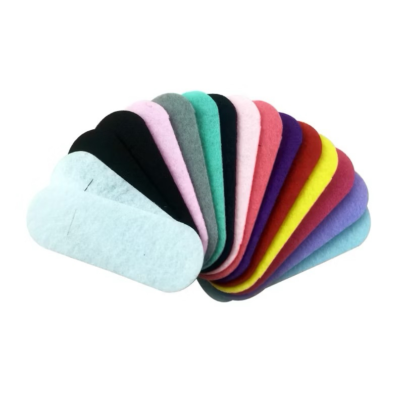 Phôi nỉ kẹp tóc 6cm (10 cái)
