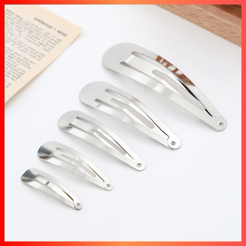 Phôi kẹp tóc giọt nước 6cm (5 cái)