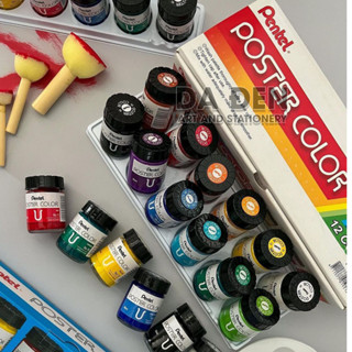   DA ĐEN - QUẬN 3  Màu Poster Pentel 30ml 12 Màu 