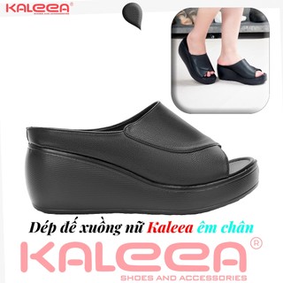  Kaleea: Dép Đế Xuồng nữ trung niên Kaleea siêu nhẹ êm chân MO633  6P  