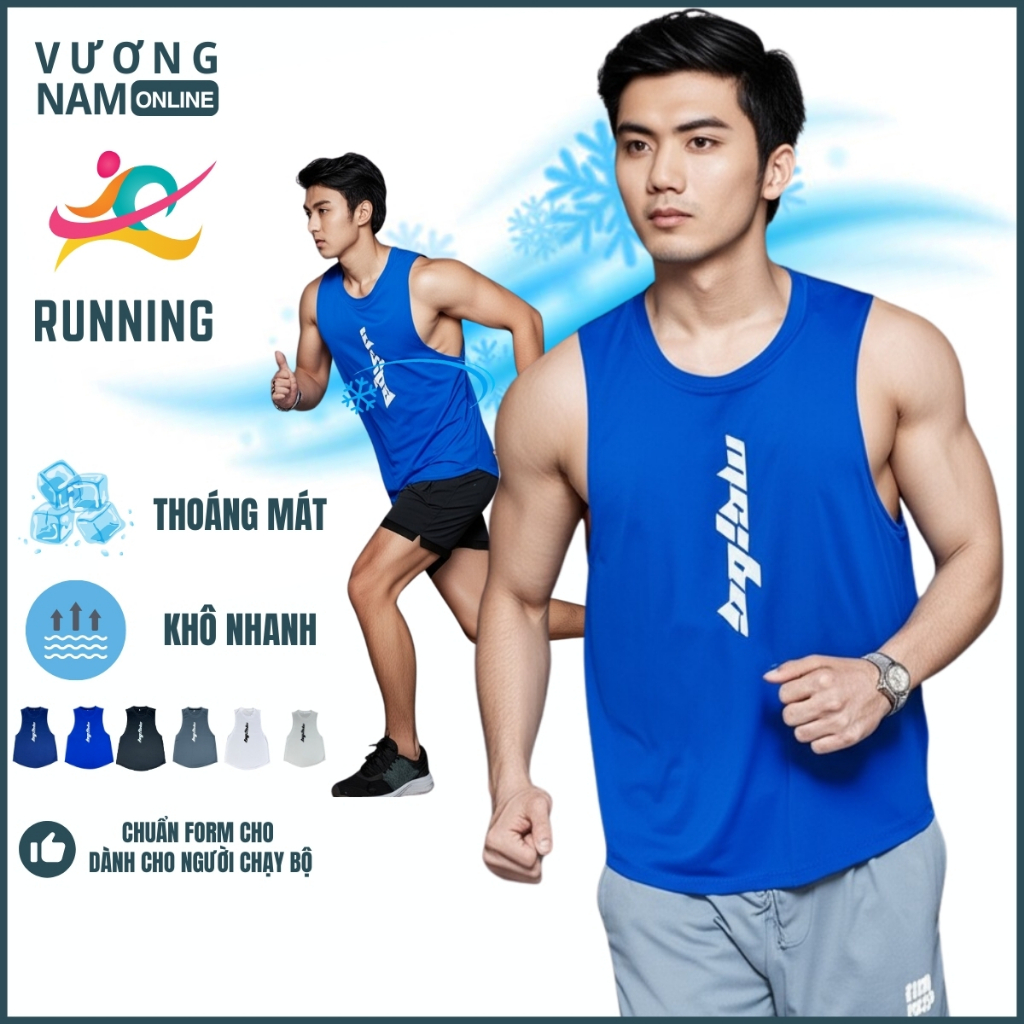 Áo ba lỗ nam TANKTOP form rộng xẻ tà chất thun lạnh tập GYM thể hình VNO116