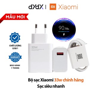 Sạc Xiaomi 33w Chính Hãng Sạc siêu nhanh Củ sạc xiaomi USB Type C dây sạc xiaomi 33w Type C DYDX