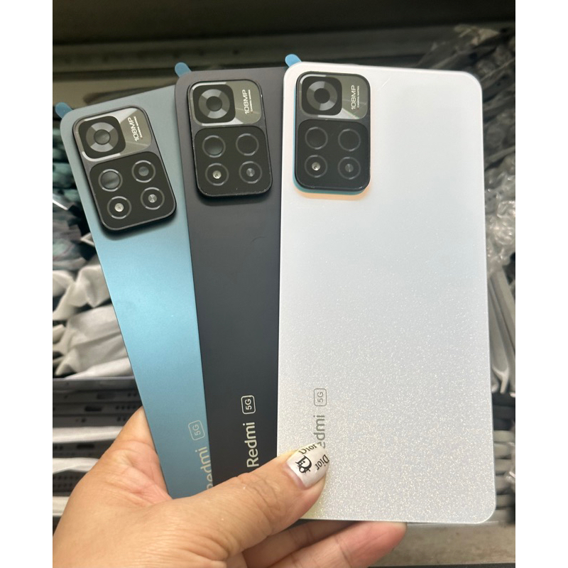 Nắp lưng kính redmii note 11 pro plus 5G