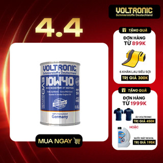 Dầu nhớt xe tay ga Voltronic Evo scooter 10w40 4T Edition - Fully Synthetic - Extra Pao Ester