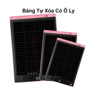 Bảng Tự Xoá Thông Minh Có Ô Ly Cho Bé Bảng Vẽ Tự Xóa Thế Hệ Mới Thông Minh Bảng LCD Tự Xóa - Dừa Shopkids