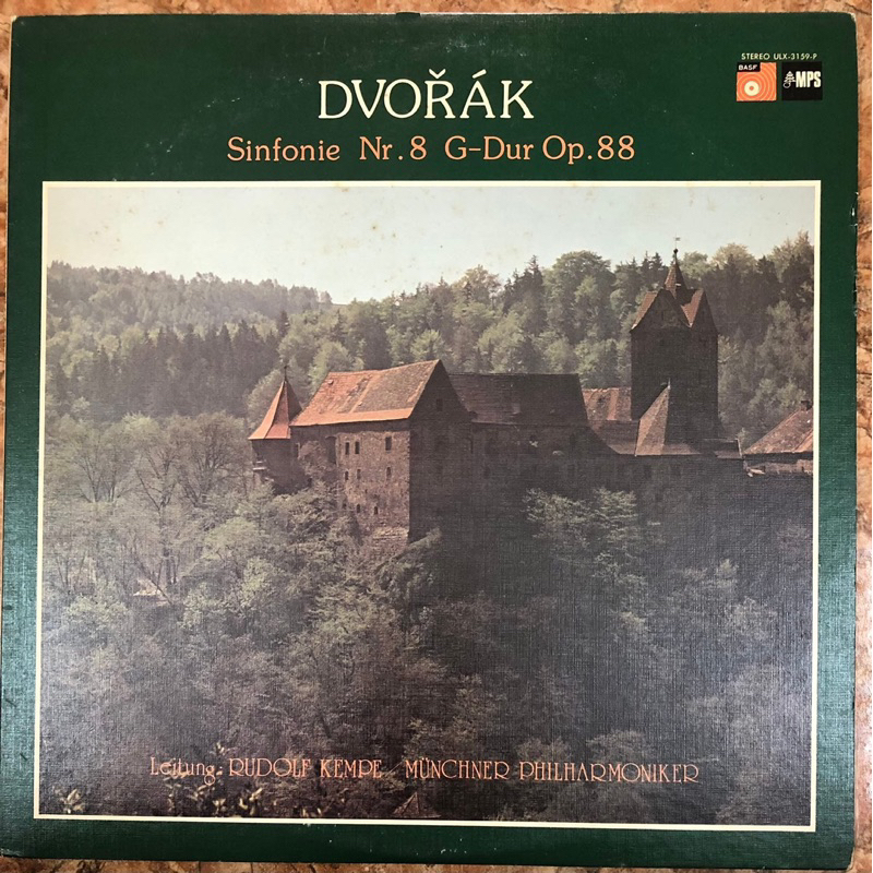 ĐĨA THAN - DVORAK - SYMPHONY NO.8 IN G MAJOR OP.88 Nhạc trưởng RUDOLF KEMPE Dàn nhạc giao hưởng Muni
