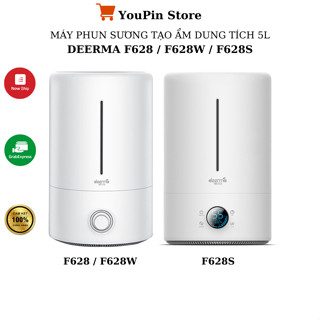 Máy tạo ẩm Deerma DEM F628 Deerma F628S (sử dụng được tinh dầu) dung tích 5L - Bảo hành 6 tháng
