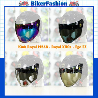 Kính Royal M268, XH01, M668, Royal M289, Kính thay thế mũ bảo hiểm Royal M268, XH01, M668, M289.
