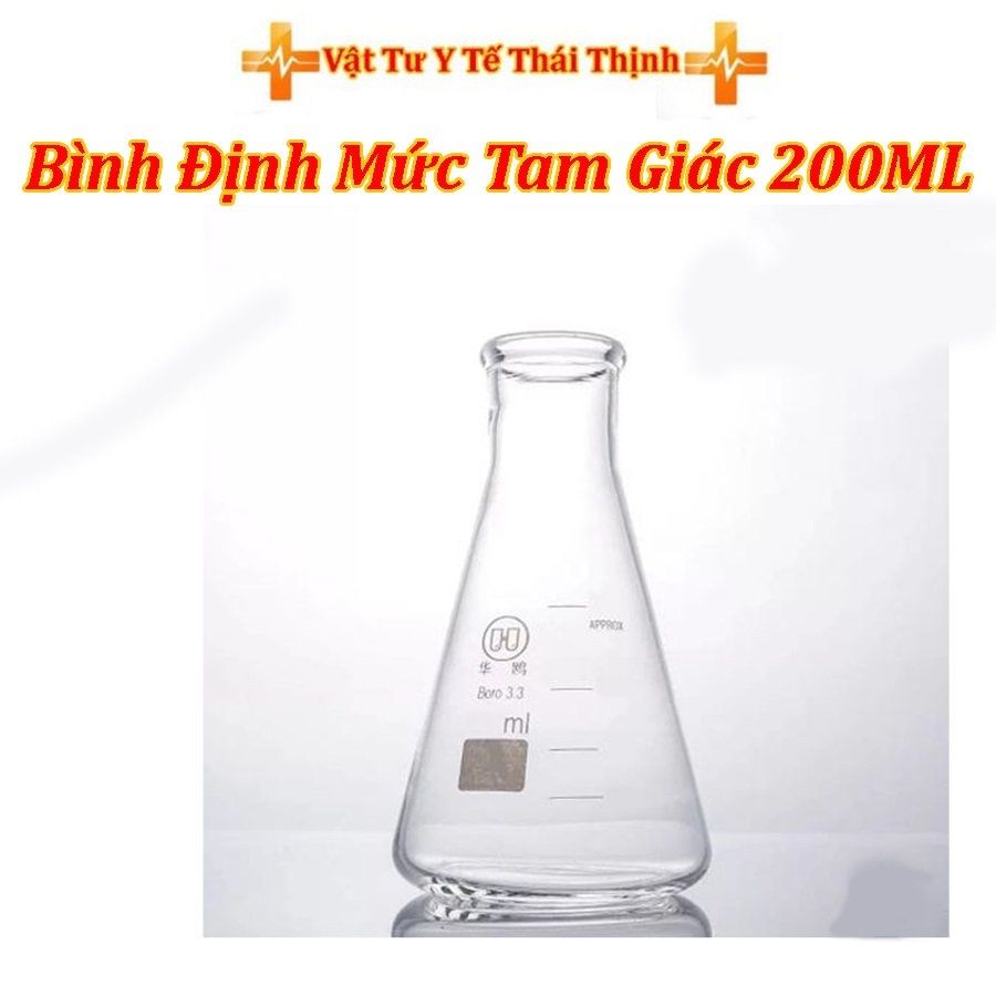 Bình Định Mức Tam Giác Không Nút 200ML