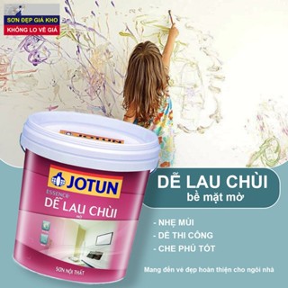 Sơn nước nội thất Cao cấp  Jotun Essence Dễ Lau Chùi  Bề mặt mờ thùng 17 lít