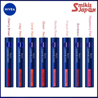 Son Dưỡng NIVEA dưỡng ẩm có 8 màu sắc Rich Care & Color