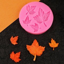 Khuôn silicon 4 Lá Phong làm rau câu, socola, fondant, nến