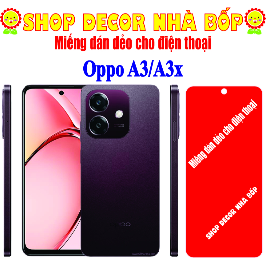 Cường lực dẻo bảo vệ màn hình điện thoại oppo A3/A3x