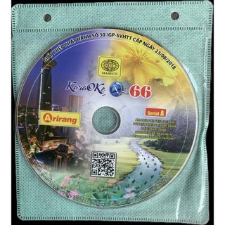 Đĩa Karaoke Cho máy Arirang mới nhất Vol 66 Từ SERIAL A Đến Serial G (Đĩa Gỗc)