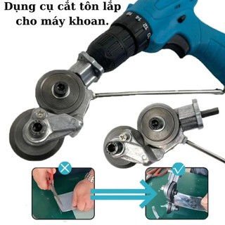 Đầu Cắt Tôn Gắn Máy Khoan Cầm Tay, Cắt Tôn Sóng, Thép Và Inox Đa Năng