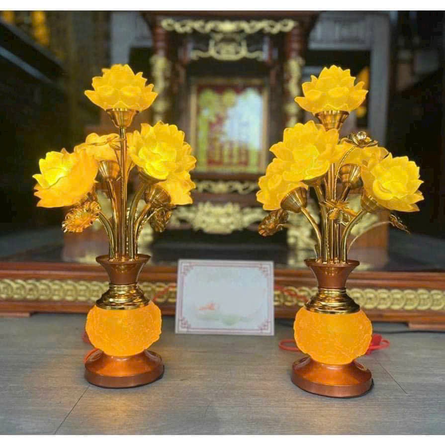 Đèn thờ điện led đẹp - đồ thờ cúng đẹp