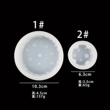 Khuôn silicon phô mai tròn size to nhất, tròn làm rau câu, khúc bạch, socola, nến thơm