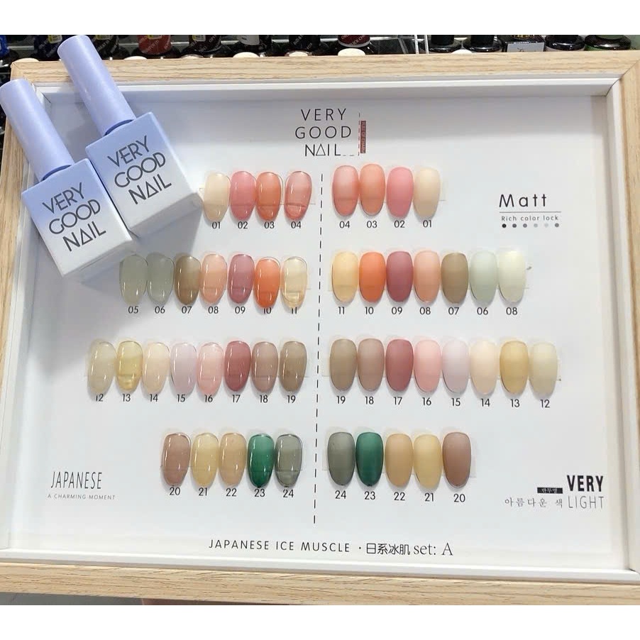 Lẻ Sơn thạch Very Good Nail lẻ màu chai 15ml