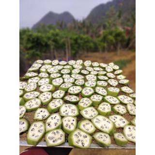 chuối hột rừng khô thái lát