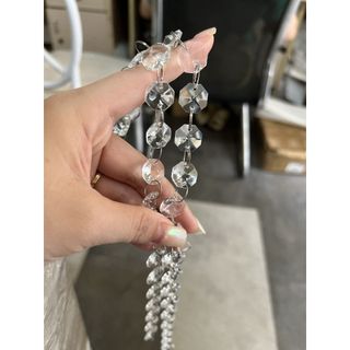 ✨ Dây Hạt Đá Pha Lê Thuỷ Tinh Làm Rèm, Trang Trí Sự Kiện Tiệc Cưới, Decor Concept Chụp Ảnh Studio