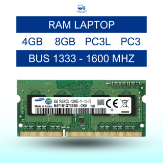Ram Laptop samsung 8GB DDR3 DDR3L bus 1600Mhz Memory Ram PC3 PC3L laptop - Bảo hành 12 tháng