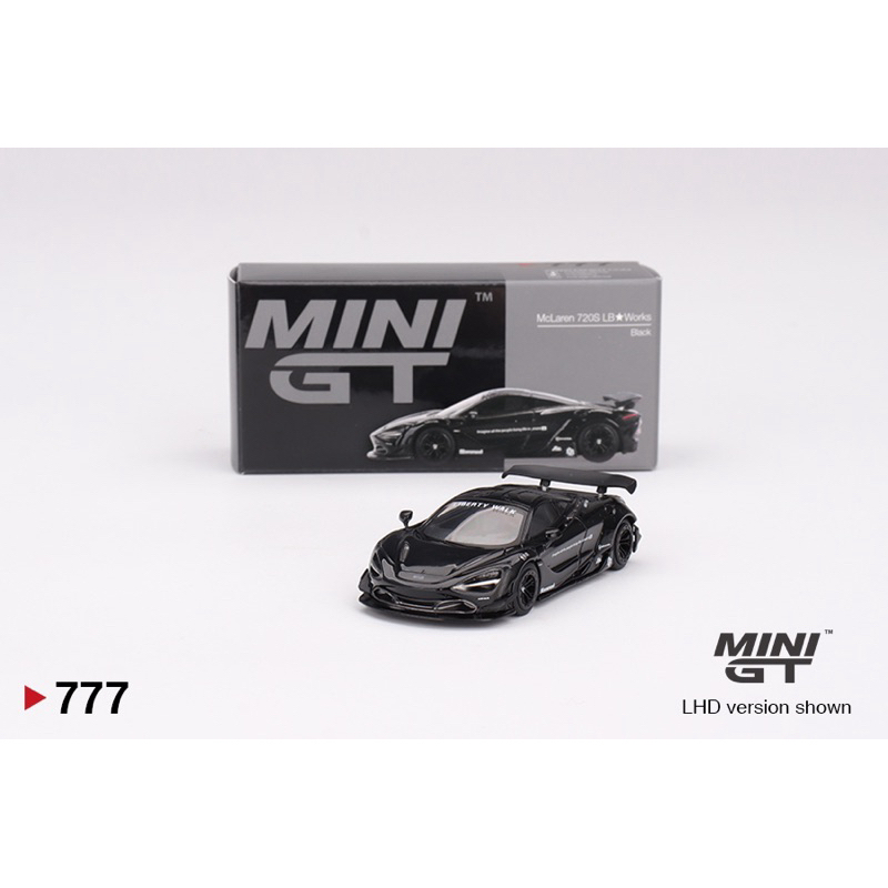 Hobby Store xe Mô hình MiniGT #777 McLaren 720S LB★Works Black
