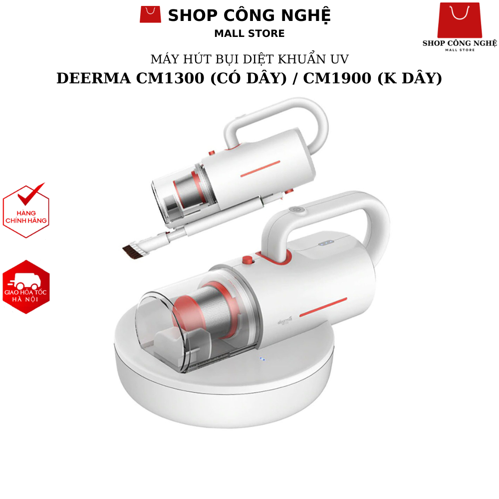 Máy hút bụi thảm đệm cầm tay đa năng Deerma CM1300 Deerma CM1900 3in1 có UV diệt khuẩn - BH 3 tháng