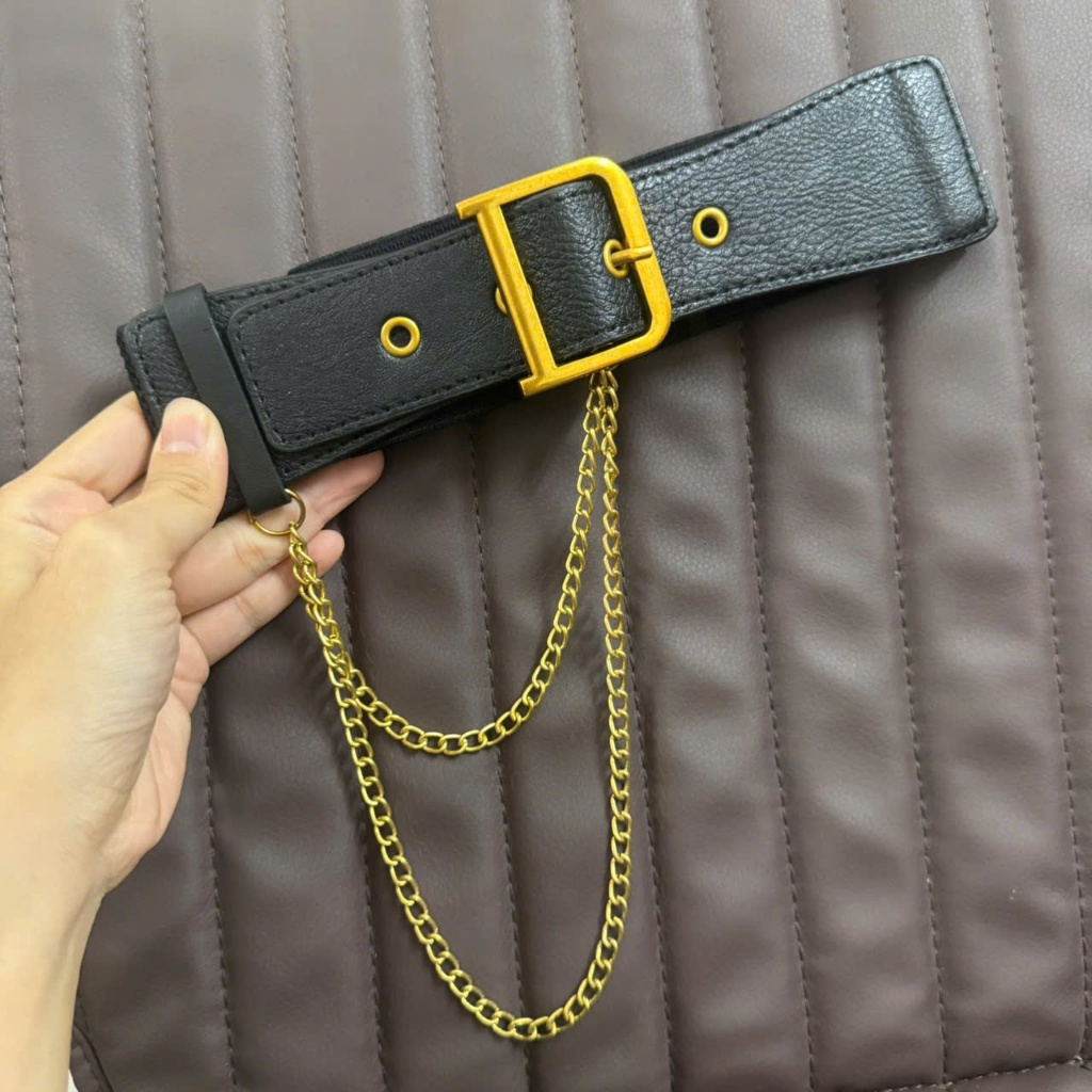 Đai váy Belt chun co giãn D Đồng Bản 5cm